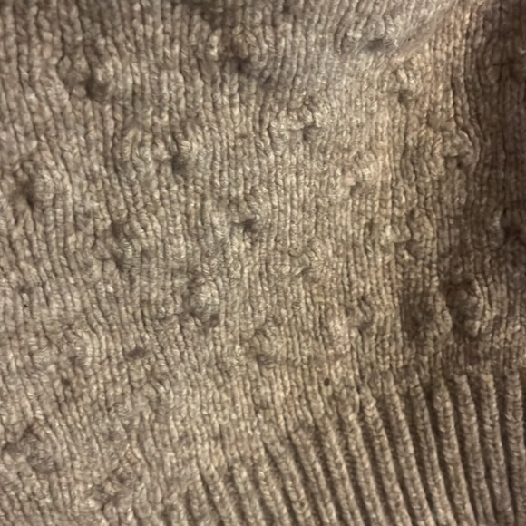 Vince Tuck Stitch Cardigan Heather Khaki Tan - Picture 3 of 8